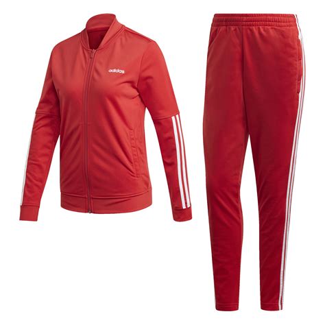 chandal adidas original de mujer color rojo